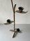 Tall Italian Flower and Leafs Shaped Candle Holder, 1950s 2