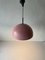 Pink Metal Pendant Lamp from Staff, Germany, 1970s 4