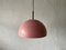 Pink Metal Pendant Lamp from Staff, Germany, 1970s 2