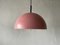 Pink Metal Pendant Lamp from Staff, Germany, 1970s 1