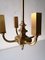 Classic Brass Sculptural Chandelier, 1950s 8