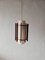 Danish Teak & Copper Pendant Lamp, 1970s, Image 1