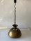 Brass Pendant Lamp by Florian Schulz, Germany, 1970s 5