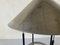 Lámpara de mesa alemana Mid-Century de latón niquelado, años 70, Imagen 6