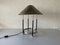 Lámpara de mesa alemana Mid-Century de latón niquelado, años 70, Imagen 10