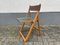 Wooden Folding Chairs by Foppapedretti, Italy, 1980s, Set of 3 9