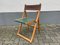 Wooden Folding Chairs by Foppapedretti, Italy, 1980s, Set of 3 5
