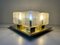 Glass & Brass Cube Flush Mount Light from Kalmar Leuchten, Germany, 1960s, Image 3