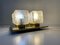 Glass & Brass Cube Flush Mount Light from Kalmar Leuchten, Germany, 1960s 8