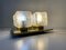 Würfelförmige Deckenlampe aus Glas & Messing von Kalmar Leuchten, 1960er 8