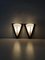 Glass & Brass Cinema Sconces from Limburg, Germany, 1980s, Set of 2, Image 2