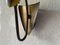 Curved Yellow Acrylic Glass Sconce, 1950s 6