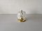 Small Glass & Brass Ceiling Lamp from Limburg, Germany, 1960s 3