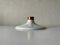 White Metal Flush Mount Light, Italy, 1970s 2