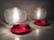 Glass Bedside Lamps from Hillebrand, Germany, 1970s, Set of 2 6