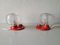 Glass Bedside Lamps from Hillebrand, Germany, 1970s, Set of 2, Image 8