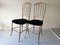 Brass Chiavari Chairs, Italy, 1950s, Set of 2 2