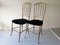 Messing Chiavari Stühle, Italien, 1950er, 2er Set 2