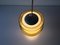 Yellow & Milk Glass Pendant Lamp from Peill & Putzler, Germany, 1960s 8