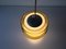 Yellow & Milk Glass Pendant Lamp from Peill & Putzler, Germany, 1960s, Image 8