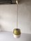Yellow & Milk Glass Pendant Lamp from Peill & Putzler, Germany, 1960s 3