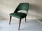 Green Faux Leather & Wooden Armchairs, Italy, 1960s, Set of 2 10