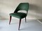 Green Faux Leather & Wooden Armchairs, Italy, 1960s, Set of 2, Image 10