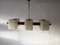 Danish Modern Teak & Resin Chandelier, 1960s 4