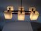 Danish Modern Teak & Resin Chandelier, 1960s 2