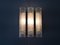 Ice Glass Single Sconce from Doria, Germany, 1960s 7