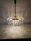 Ice Glass & Brass Chandelier by J. T. Kalmar for Franken KG, Austria, 1970s 2