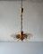 Ice Glass & Brass Chandelier by J. T. Kalmar for Franken KG, Austria, 1970s, Image 10