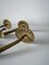 Mid-Century Modern Brass Coat Hooks, 1950s, Set of 4, Image 7