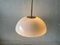 Opaline Glass & Brass Lux Pendant Lamp by Limburg, Germany, 1960s 8