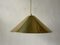 Brass Suspension Light by Florian Schulz, Germany, 1970s 1