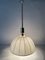 Brass Body & Fabric Pendant Lamp from WKR, Germany, 1970s 3