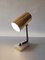 Lampada da scrivania minimalista placcata in ottone con base in marmo, Germania, anni '60, Immagine 2