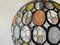 Iron & Colorful Glass Ceiling Lamp from Limburg, Germany, 1960s, Image 9
