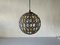 Iron & Colorful Glass Ceiling Lamp from Limburg, Germany, 1960s, Image 5