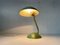 Lampe de Bureau Champignon Mid-Century Verte de Nottilux, Italie, 1950s 2