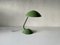 Mid-Century Italian Green Mushroom Desk Lamp from Nottilux, Italy, 1950s 3
