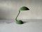 Lampe de Bureau Champignon Mid-Century Verte de Nottilux, Italie, 1950s 1