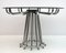 Mid-Century Modern Round Dining Table in Chrome Metal by Gastone Rinaldi, Italy, 1970s 3
