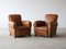 Tan Club Chairs, Set of 2, Image 1