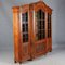 Antique Baroque Oak 3-Door Display Case with Carvings, Aachen Lüttich, 19th Century 55