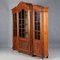 Antique Baroque Oak 3-Door Display Case with Carvings, Aachen Lüttich, 19th Century 54