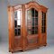 Antique Baroque Oak 3-Door Display Case with Carvings, Aachen Lüttich, 19th Century 52