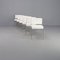 21st Century Italian White Leather Chair, Set of 6, Image 5