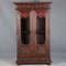 Antique Breton Wilhelminian Historism Oak Vitrine, 19th Century 44