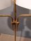 brass and Opaline Glass Model LTA3B 3-Light Floor Lamp by Ignazio Gardella for Azucena, 2000s 16